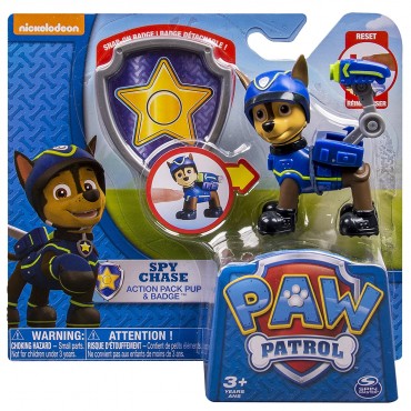 Paw Patrol Action Pack & Badge Spy chase Figure